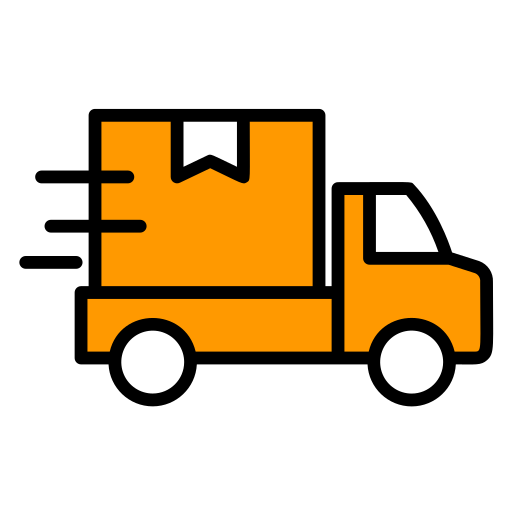 camión de reparto icono gratis
