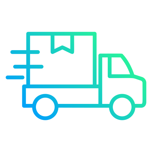 camión de reparto icono gratis