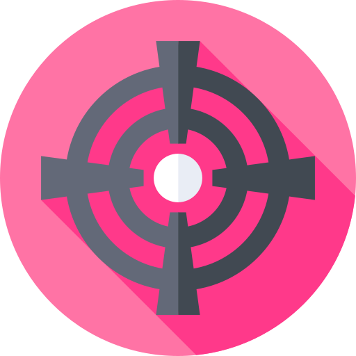 Target Flat Circular Flat icon