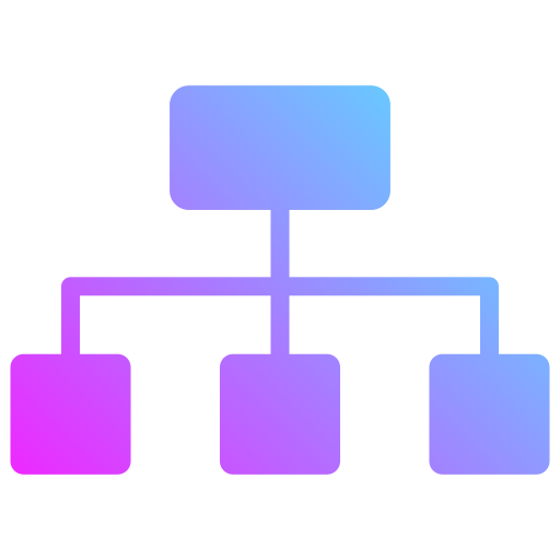 diagrama de flujo icono gratis