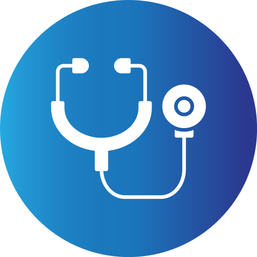 Stethoscope Generic Blue icon