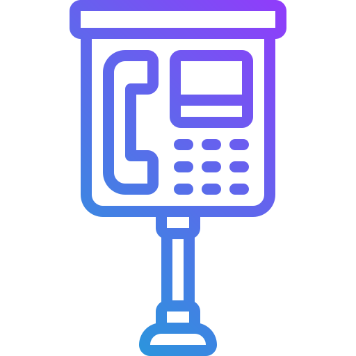 teléfono público icono gratis