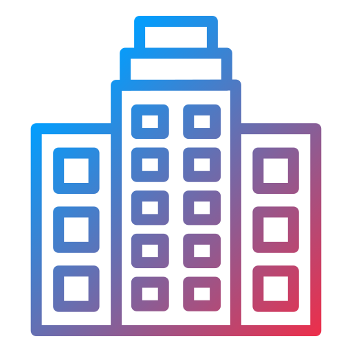 Office building Generic Gradient icon