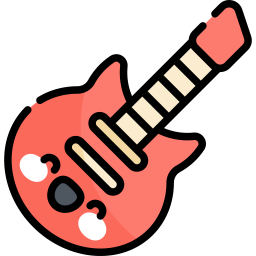 guitarra electrica icono gratis