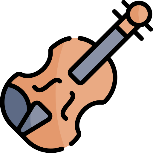 violín icono gratis