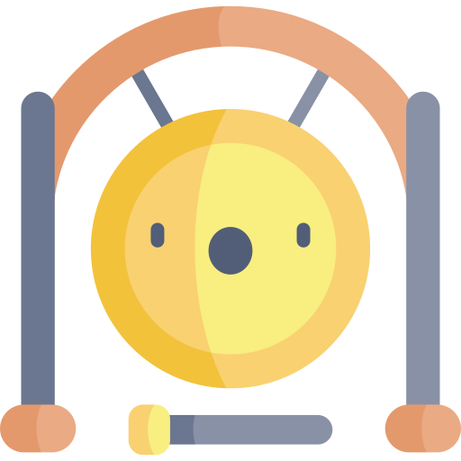 gong Icône gratuit gong Icône gratuit