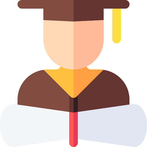 graduación icono gratis