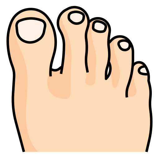 Toe Generic Outline Color icon
