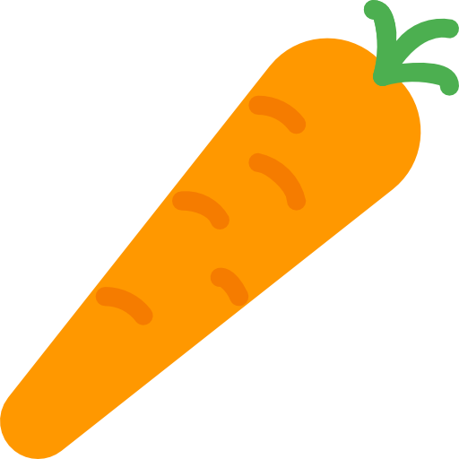 Carrot Pixel Perfect Flat icon