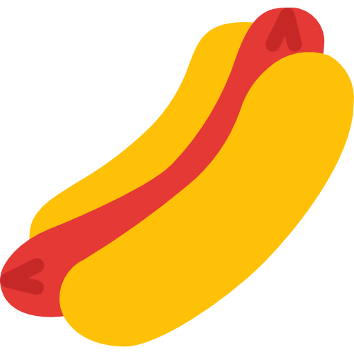 Hot dog - Free food icons