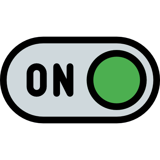 Switch on free icon