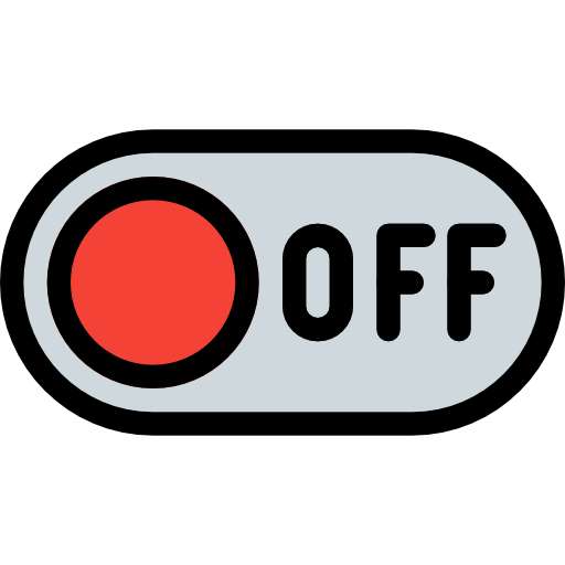 Switch off free icon