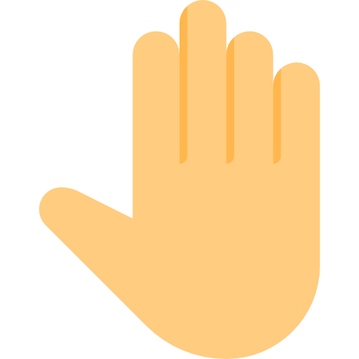 Open hand free icon Open hand free icon