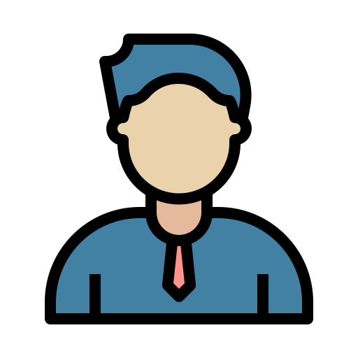 Man Generic Outline Color icon