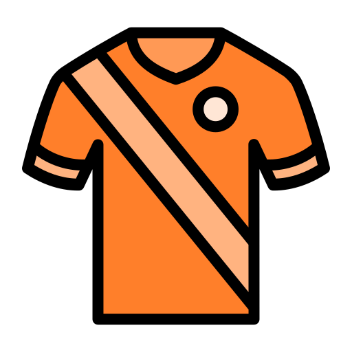 Soccer jersey Generic Outline Color icon