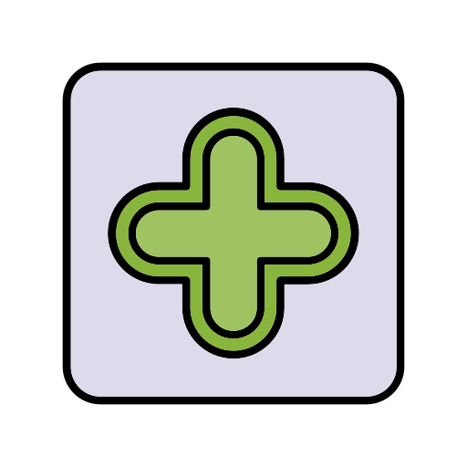 Plus Sign Generic Outline Color icon