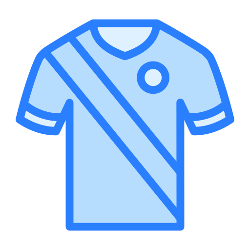 Soccer jersey Generic Blue icon