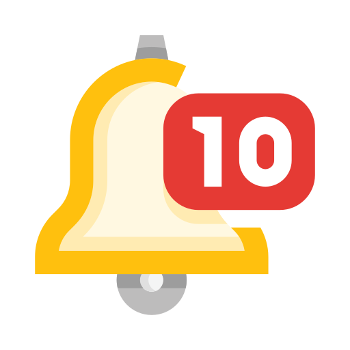 campana de notificación icono gratis