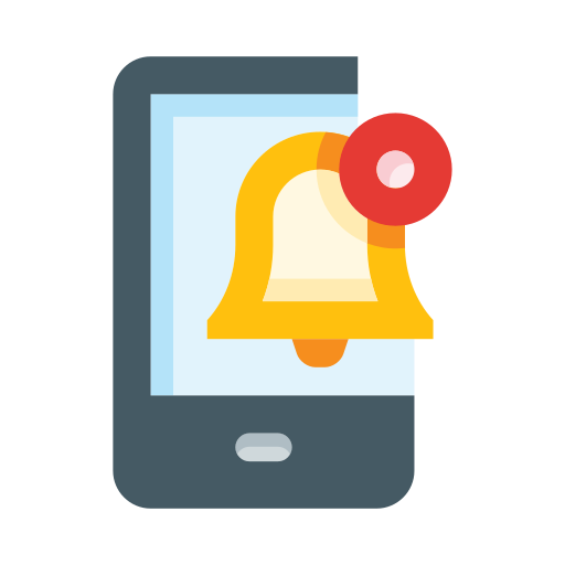 campana de notificación icono gratis