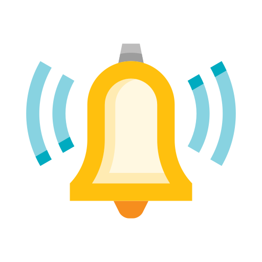 campana de notificación icono gratis