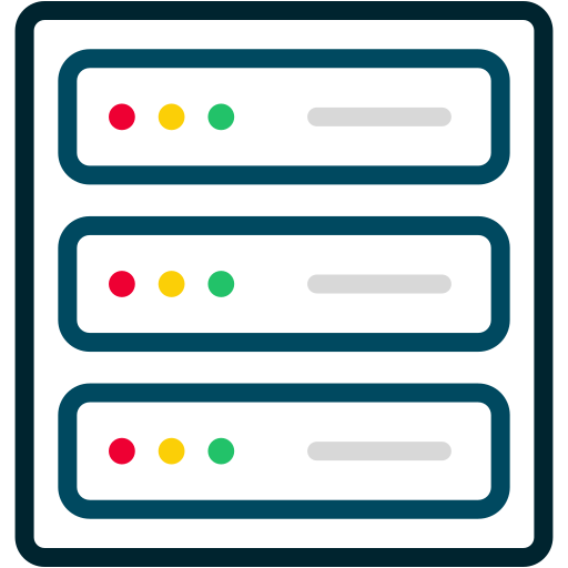 Data center Generic Outline Color icon