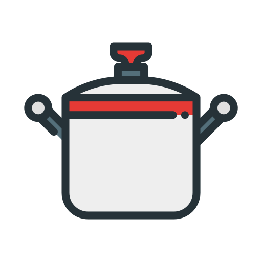 Crock pot Generic Outline Color icon