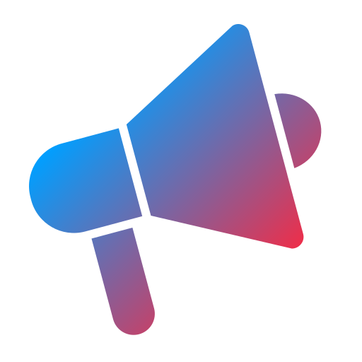 Announcement Generic Flat Gradient icon