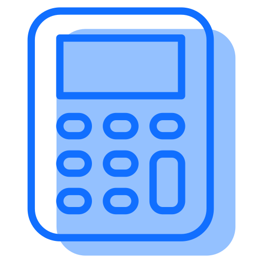 Calculator Generic Blue icon