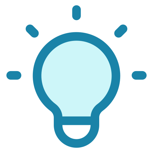 Light bulb Generic Blue icon