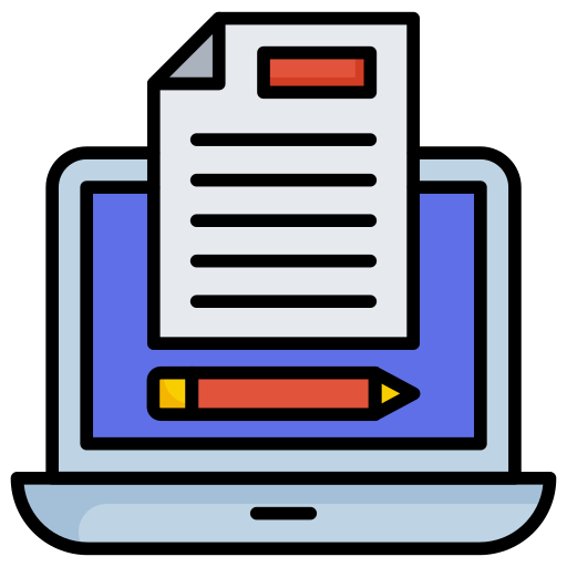 Content writing Generic Outline Color icon