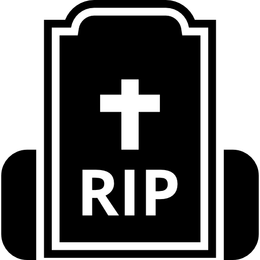 cementerio cristiano icono gratis