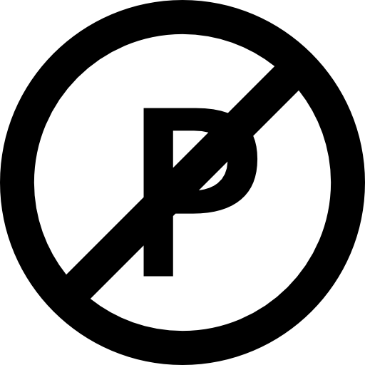 No Parking Anytime Signs - American Sign Letters
