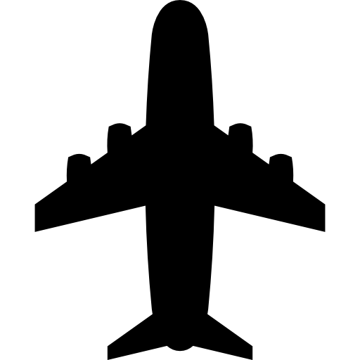 avión icono gratis