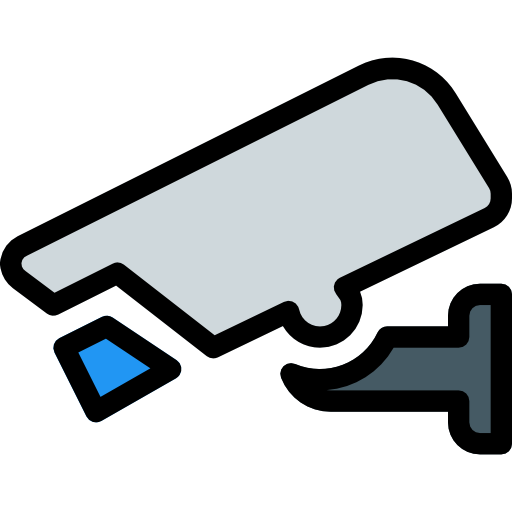 cámara de seguridad icono gratis