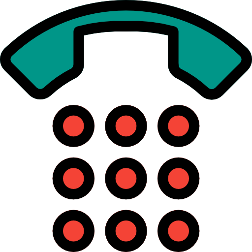 teclado de marcación icono gratis