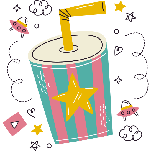 un soda gratuit sticker