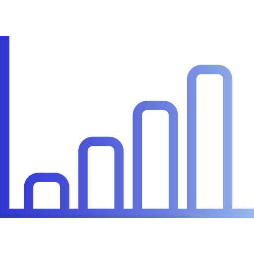 gráfico de barras icono gratis