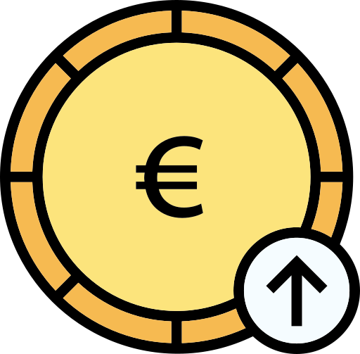 euro icono gratis