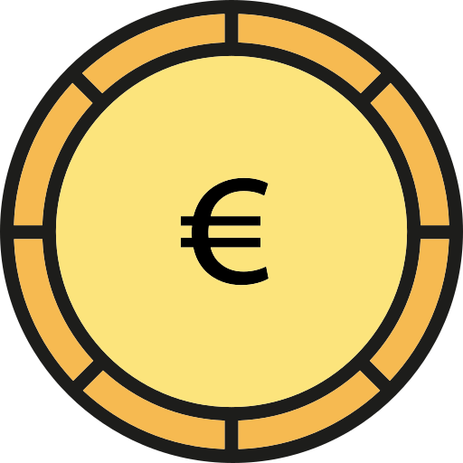 euro icono gratis