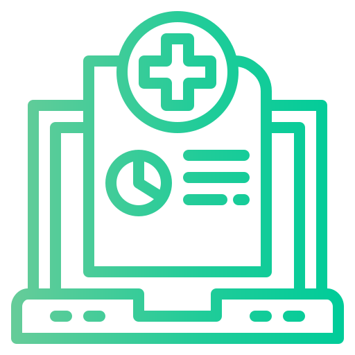 informe médico icono gratis