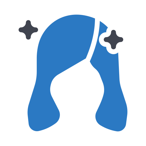 Hair style Generic Blue icon