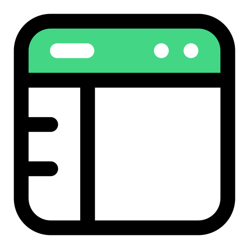 seitenleiste kostenlos Icon