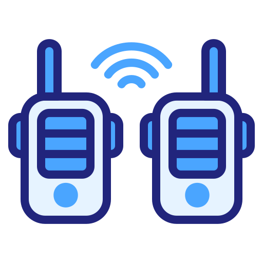 Walkie talkie Generic Blue icon