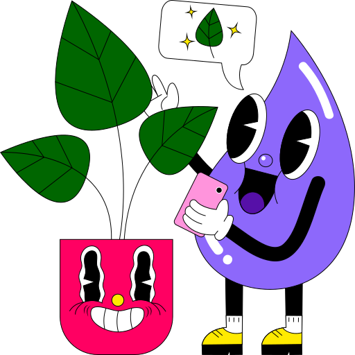 Plant free sticker Plant free sticker
