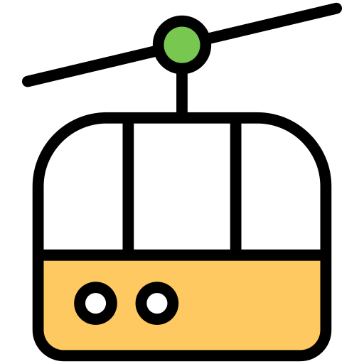 teleférico icono gratis