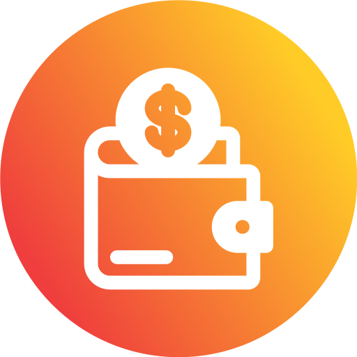 Wallet Generic Flat Gradient icon