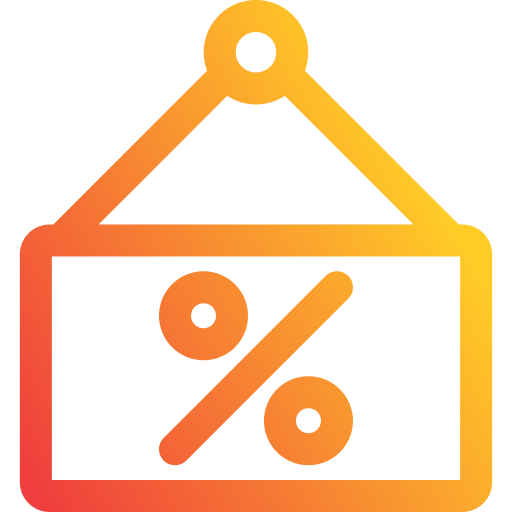 할인 무료 아이콘