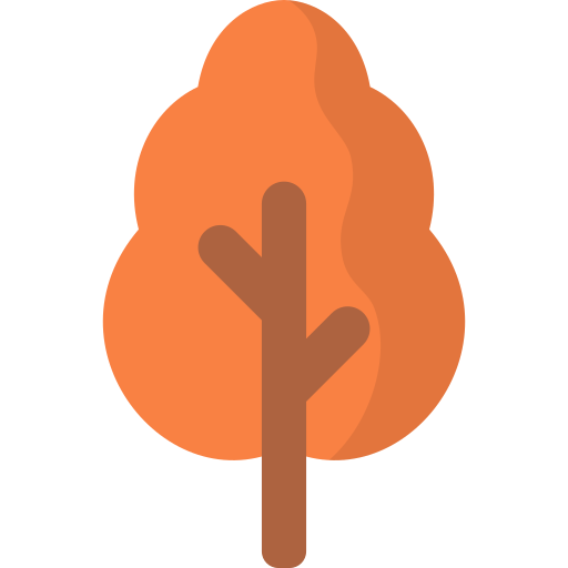 Árbol de otoño icono gratis