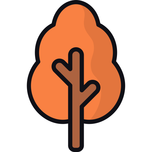 Árbol de otoño icono gratis