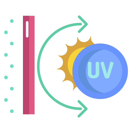 protección uv icono gratis